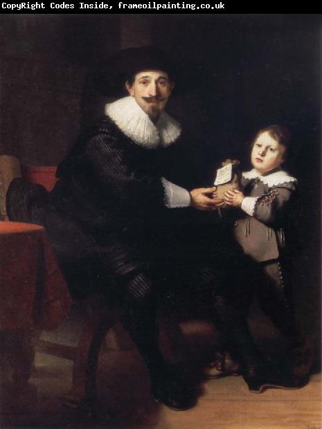 REMBRANDT Harmenszoon van Rijn Jean Pellicorne and His Son Casper